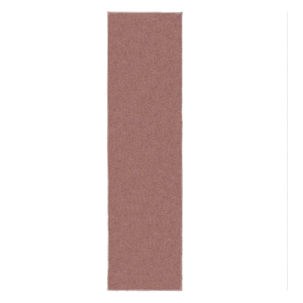 Covor tip traversă roz din fibre reciclate 60x230 cm Sheen – Flair Rugs