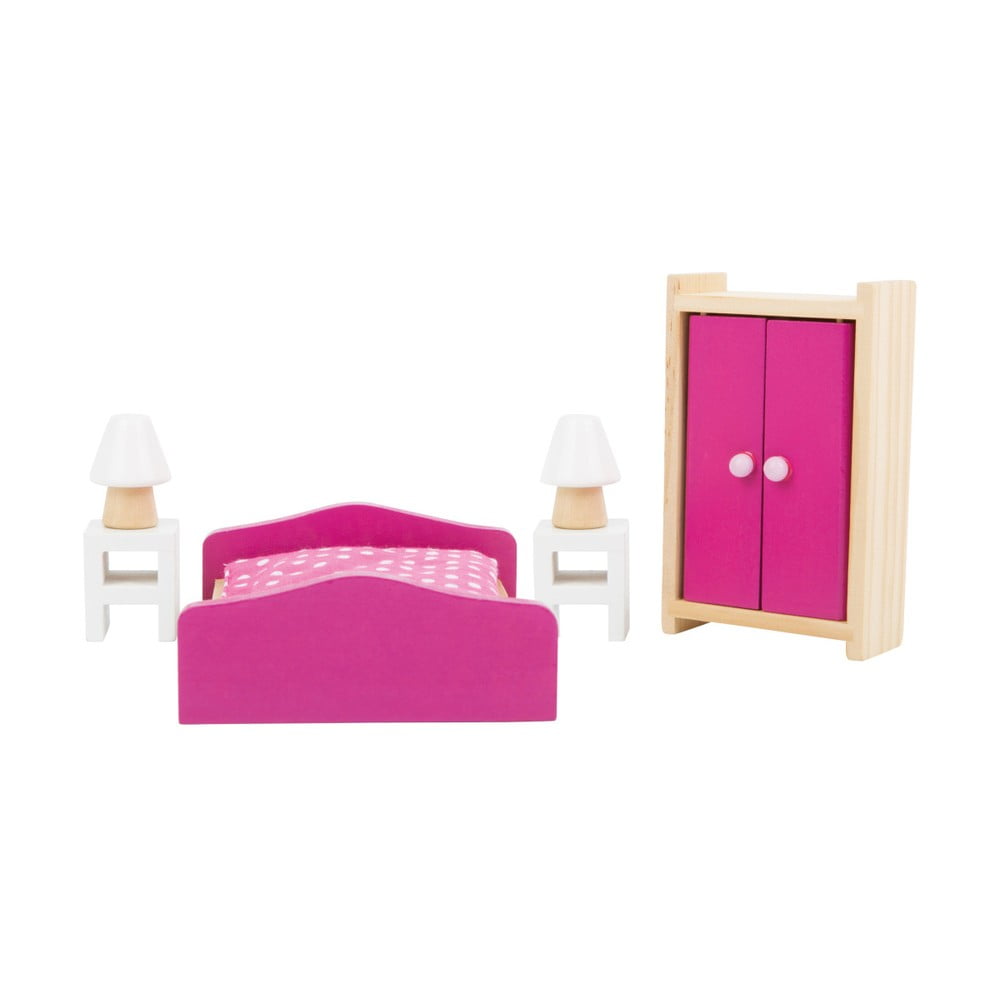 Set mobilier din lemn pentru păpuși Legler Bedroom bonami.ro imagine 2022