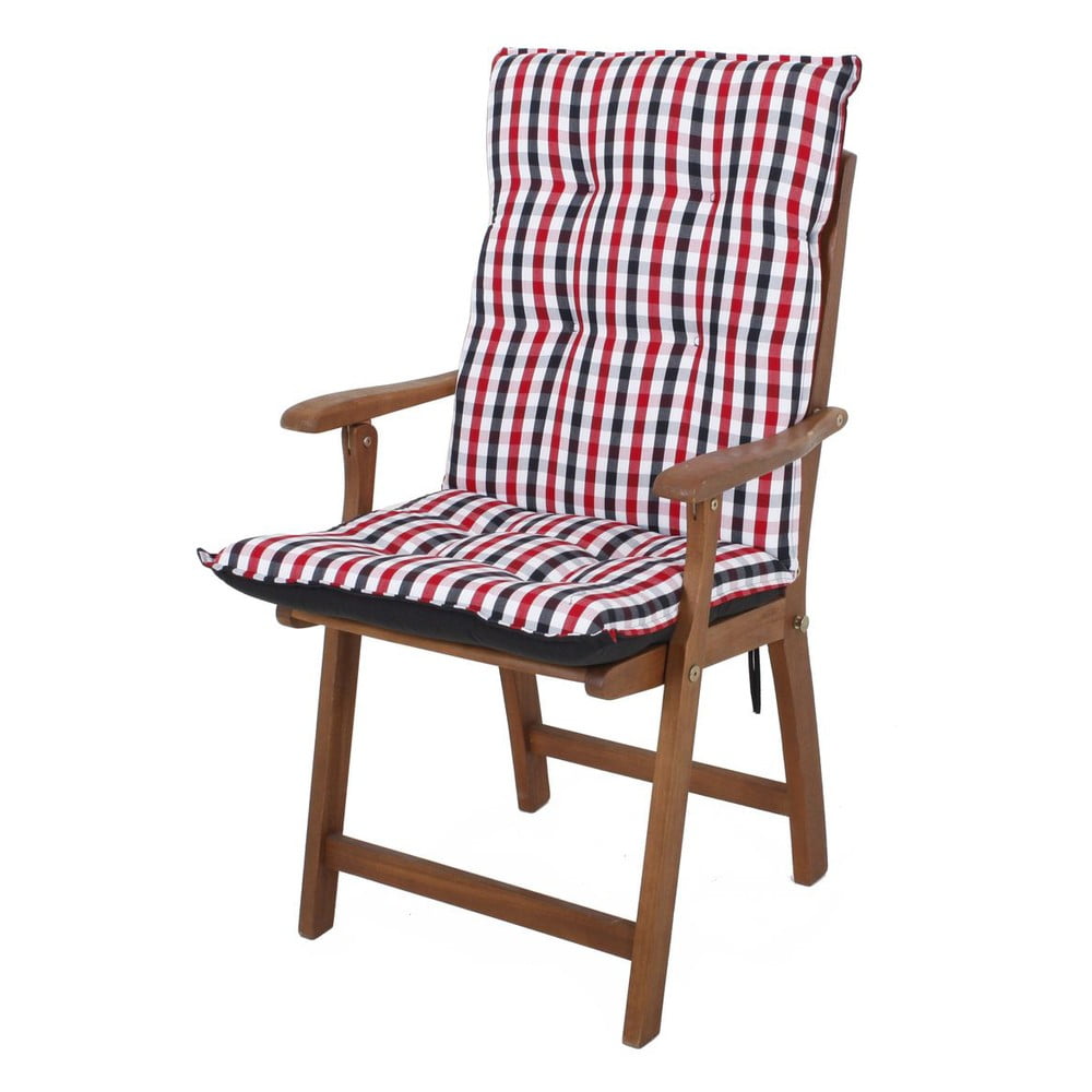 Pernă pentru scaun de grădină roșie/neagră 55x106 cm Carlton – Sun Garden