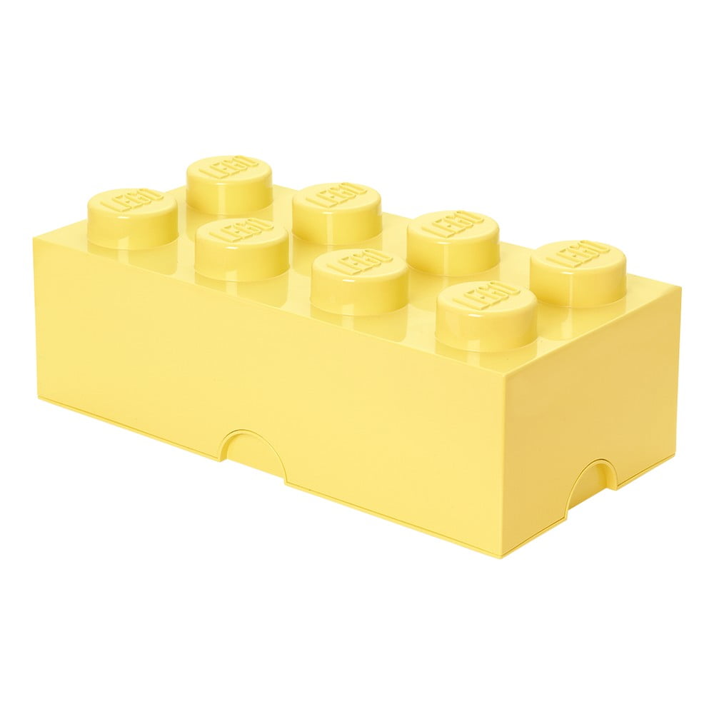  Cutie depozitare LEGO®, galben deschis 