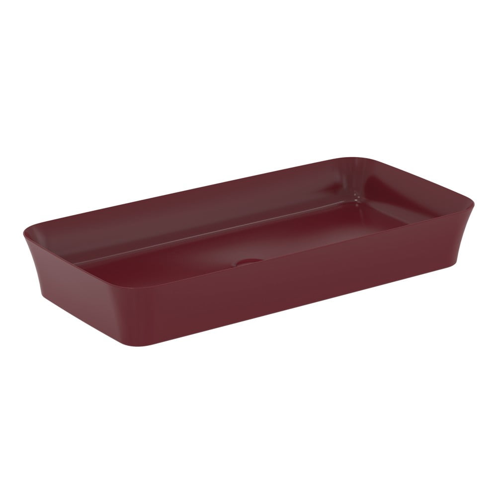 Chiuvetă burgundy din ceramică 80x40 cm Ipalyss – Ideal Standard