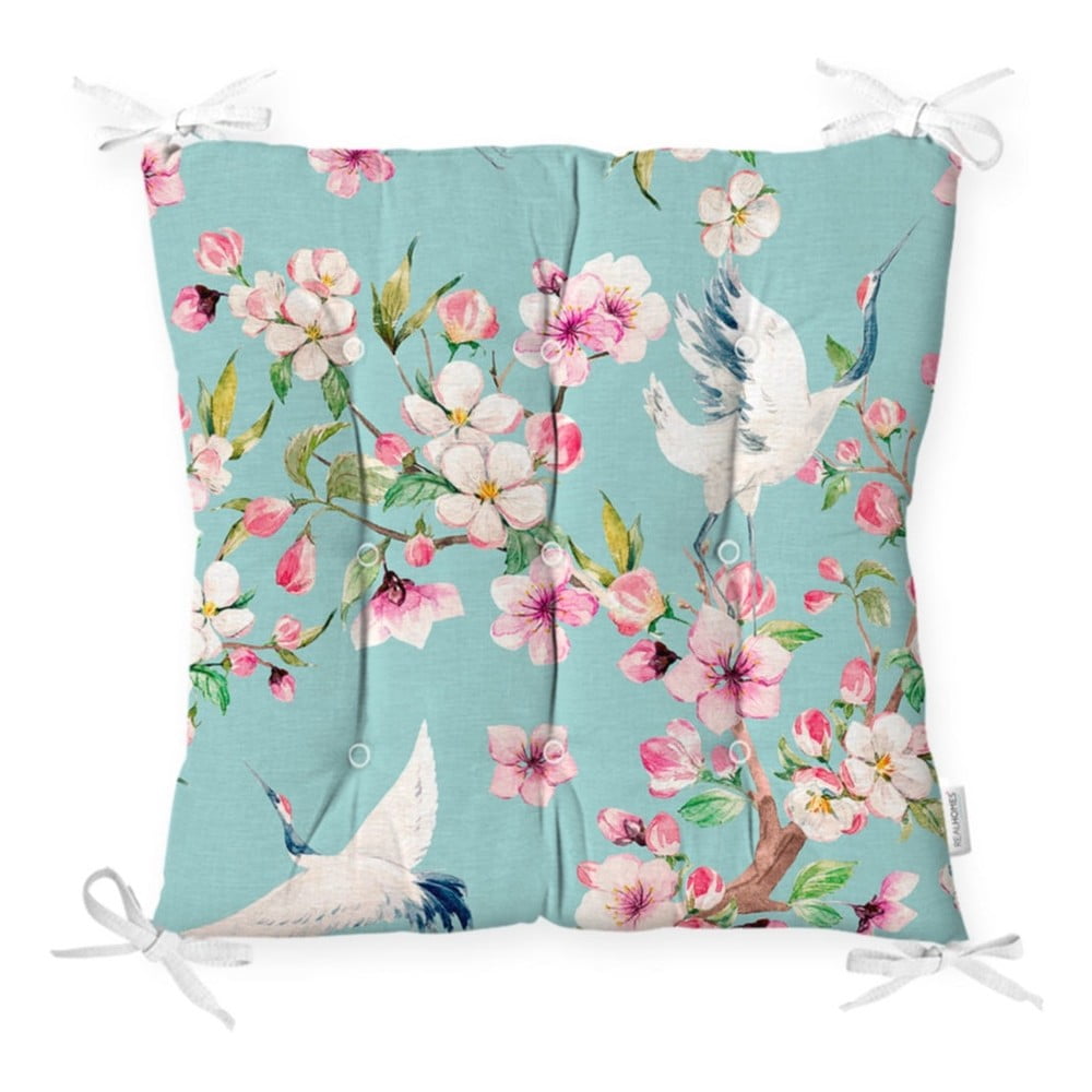 Pernă pentru scaun Minimalist Cushion Covers Flowers and Bird, 40 x 40 cm bonami.ro