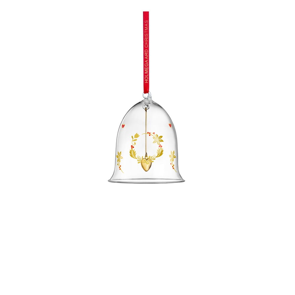  Ornament de Crăciun din sticlă Bell – Holmegaard 