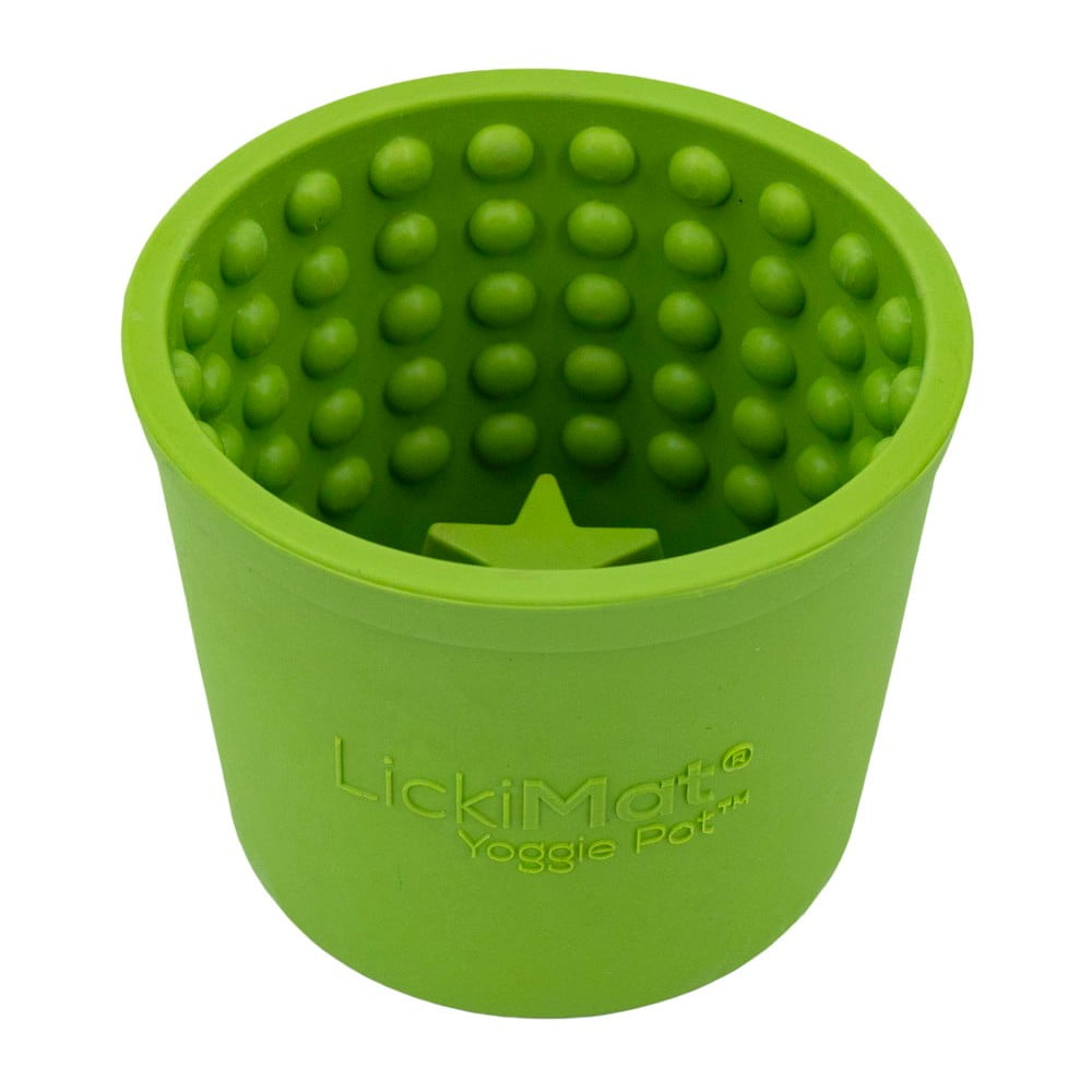 Bol pentru lins Yoggie Pot Green – LickiMat