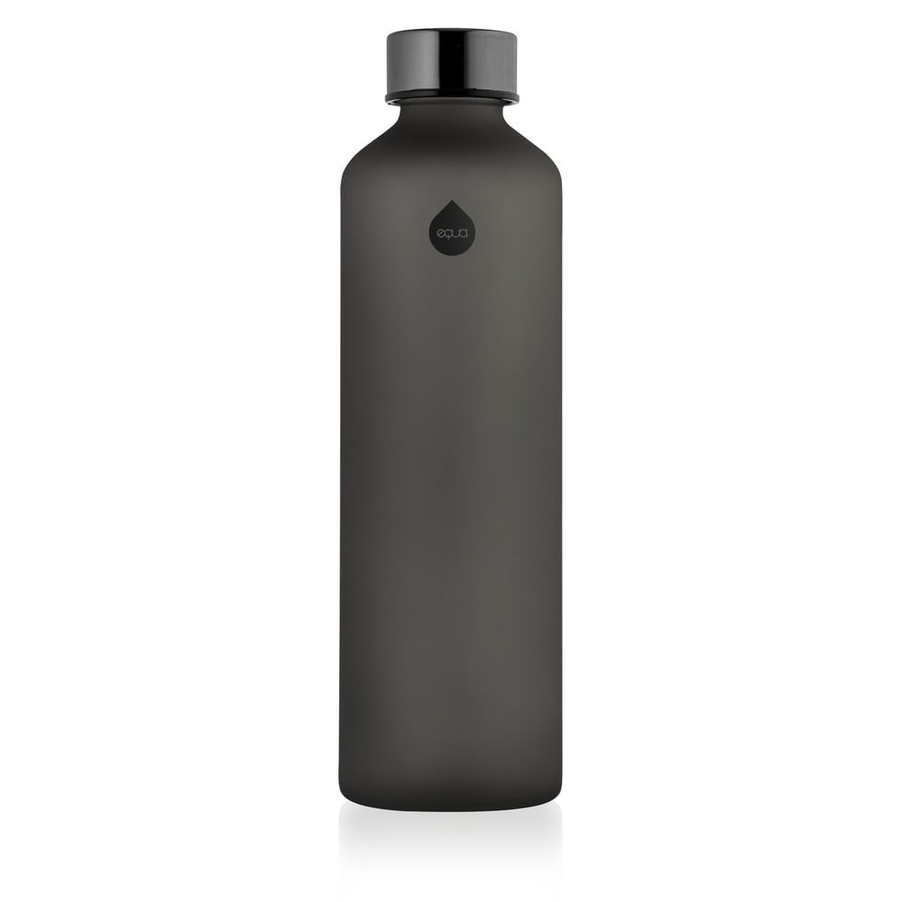 Sticlă din sticlă borosilicată Equa Mismatch Ash, 750 ml, negru