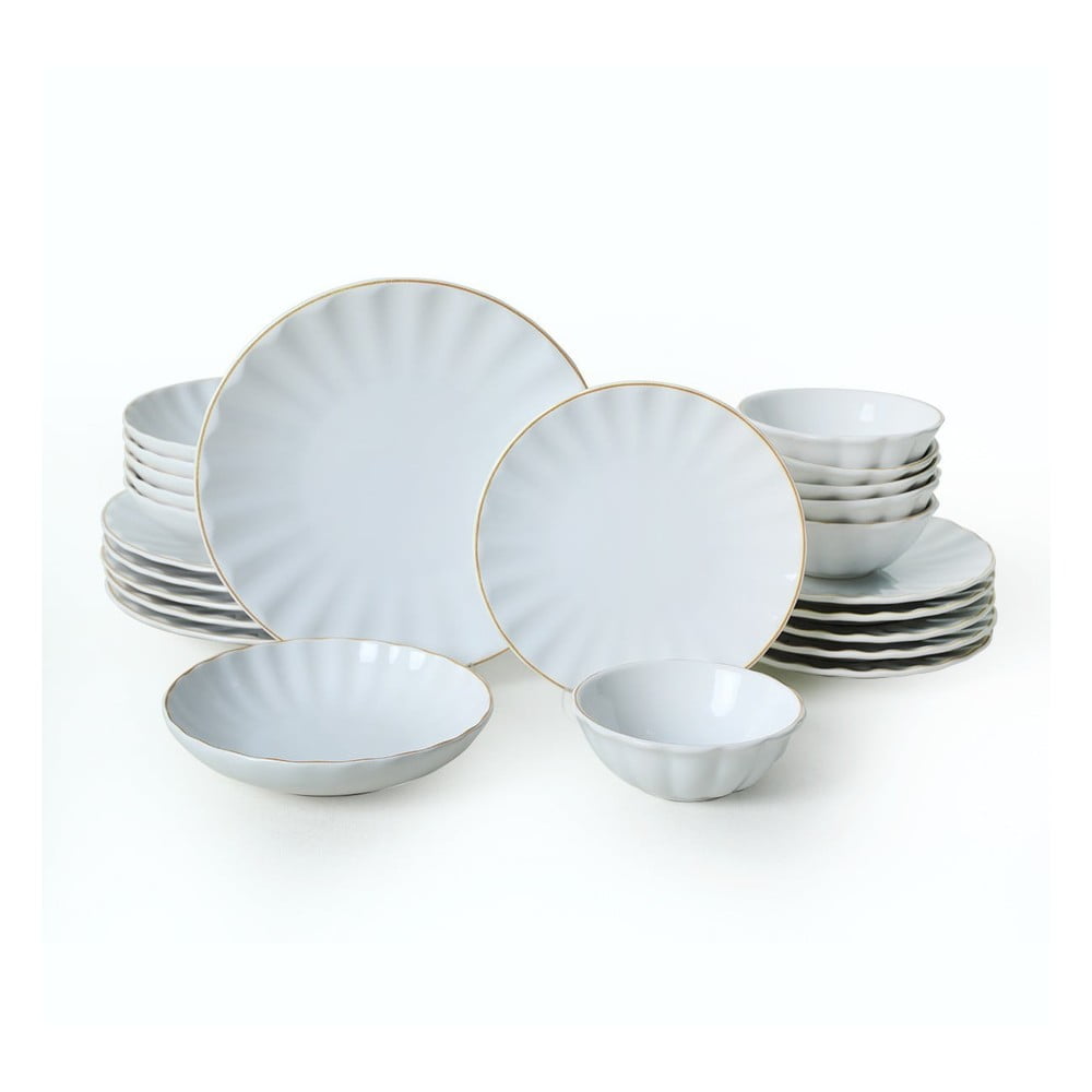 Serviciu de masă 24 buc. din ceramică – Hermia