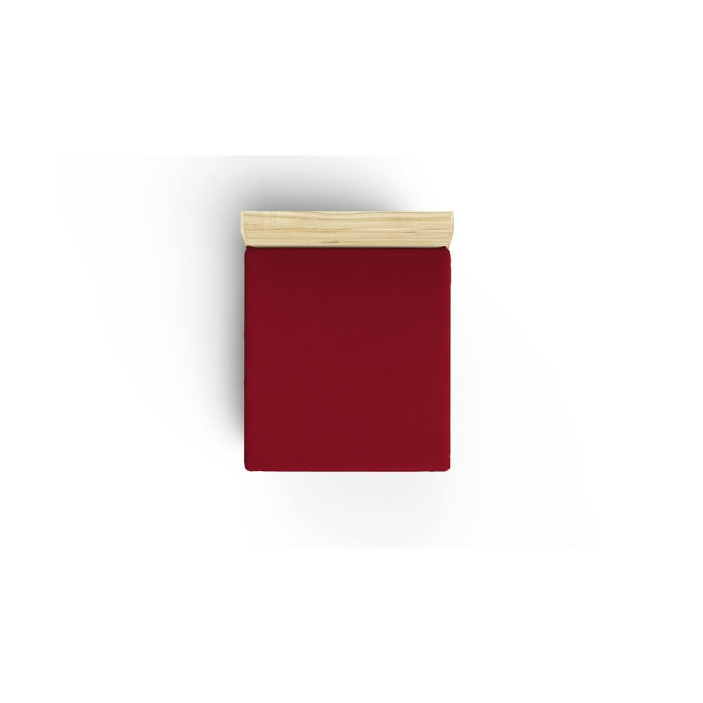 Cearceaf roșu din bumbac cu elastic 160×200 cm – Mijolnir 160x200 imagine noua
