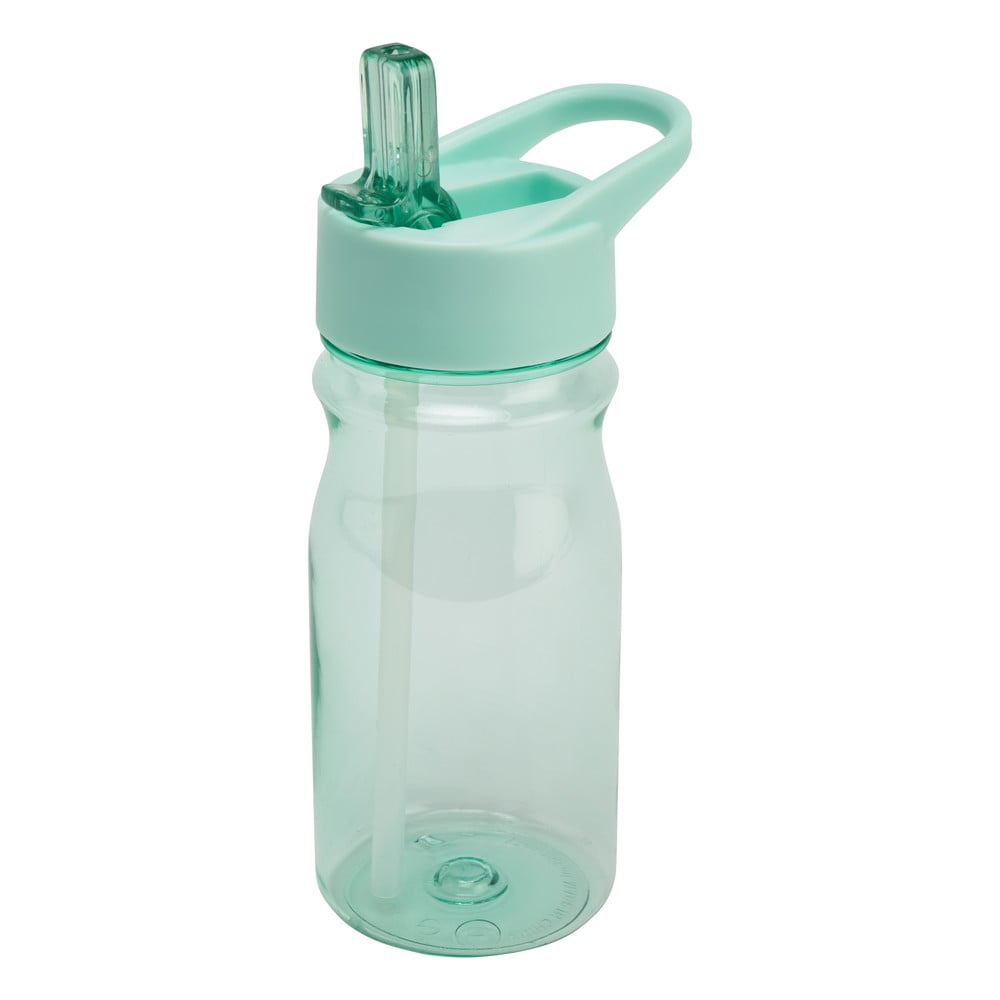 Sticlă cu pai și capac Addis Bottle Blue Haze, 500 ml, verde-albastru