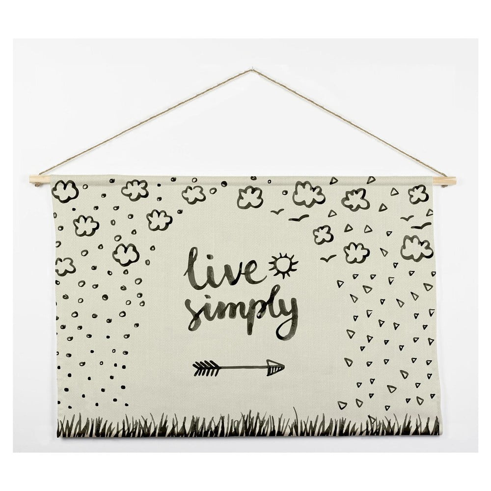 Tapiserie live simply - surdic