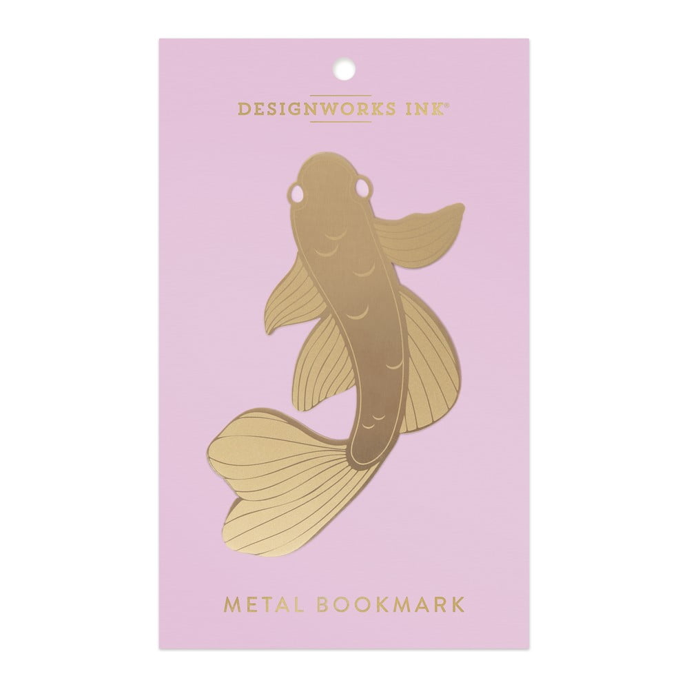  Semn de carte metalic Koi Fish - DesignWorks Ink 