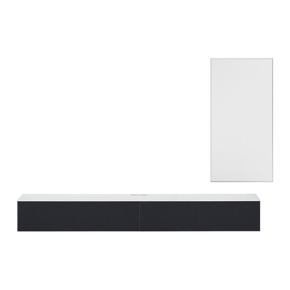 Comodă TV Edge by Hammel, alb-negru bonami.ro imagine model 2022