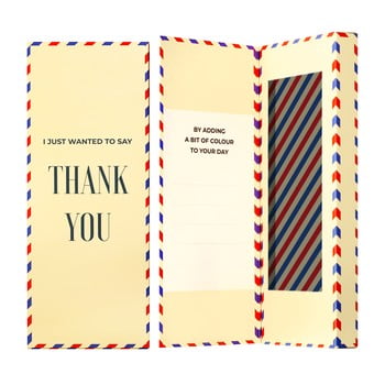 Cutie de cadou pentru șosete ballonet socks thank you socks card