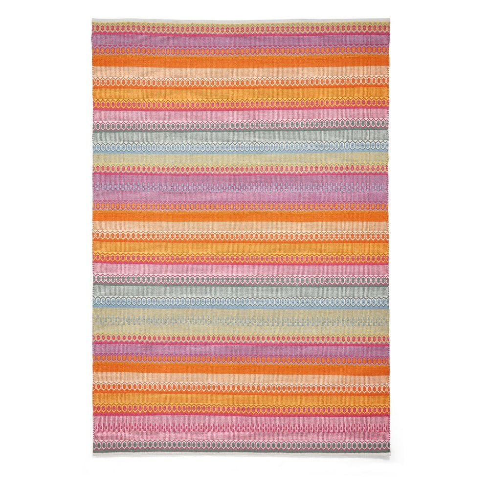 Covor țesut manual din bumbac 160x230 cm Cascade Bright Multi – Think Rugs