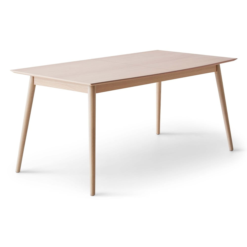 Masă de dining în culoare naturală extensibilă cu blat cu aspect de lemn de stejar 100x210 cm Meza – Hammel Furniture