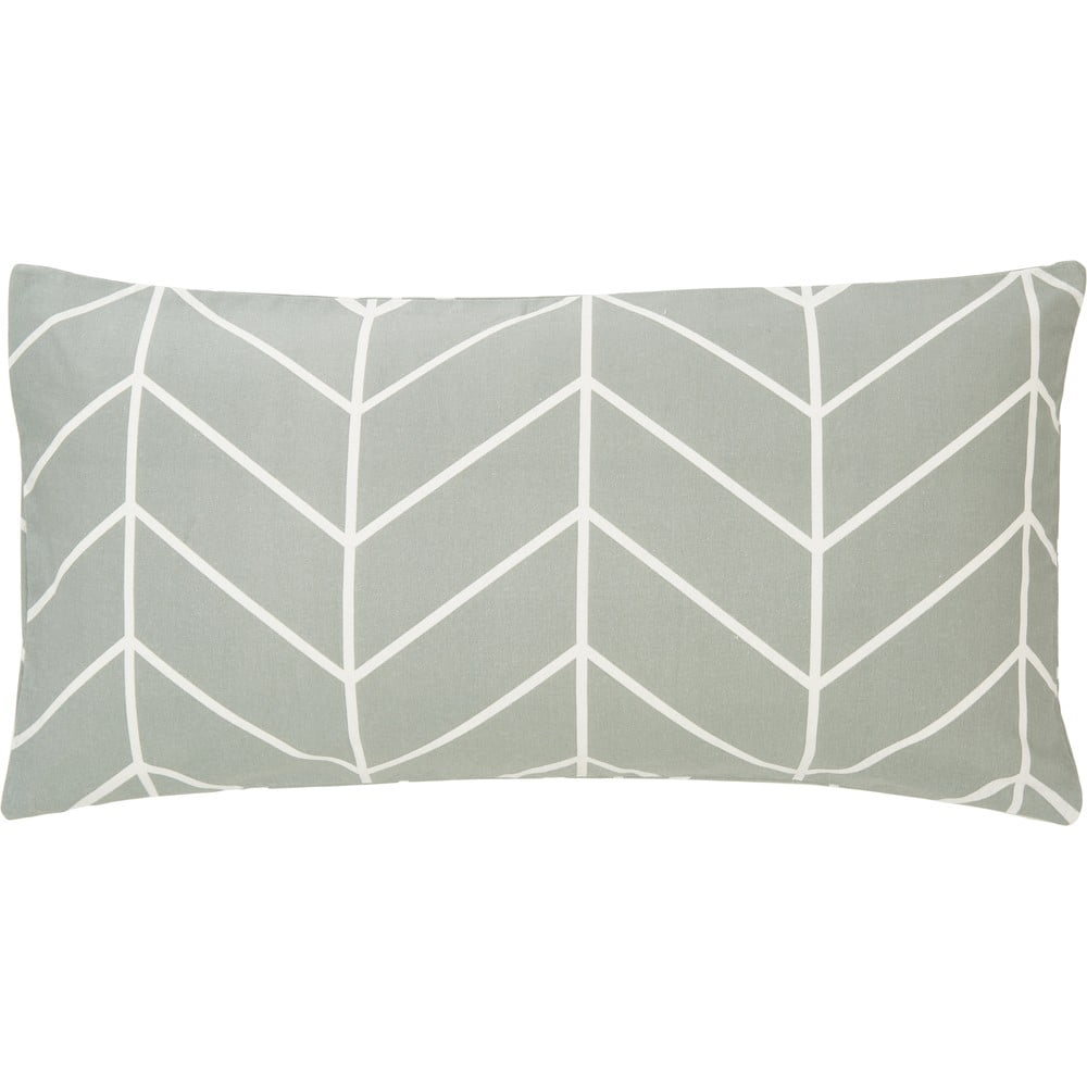 Set de 2 fețe de pernă decorative din flanelă Westwing Collection Yule, 40 x 80 cm, verde