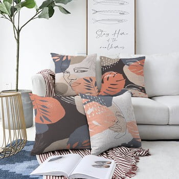 Set 4 fețe de pernă minimalist cushion covers abe, 55 x 55 cm