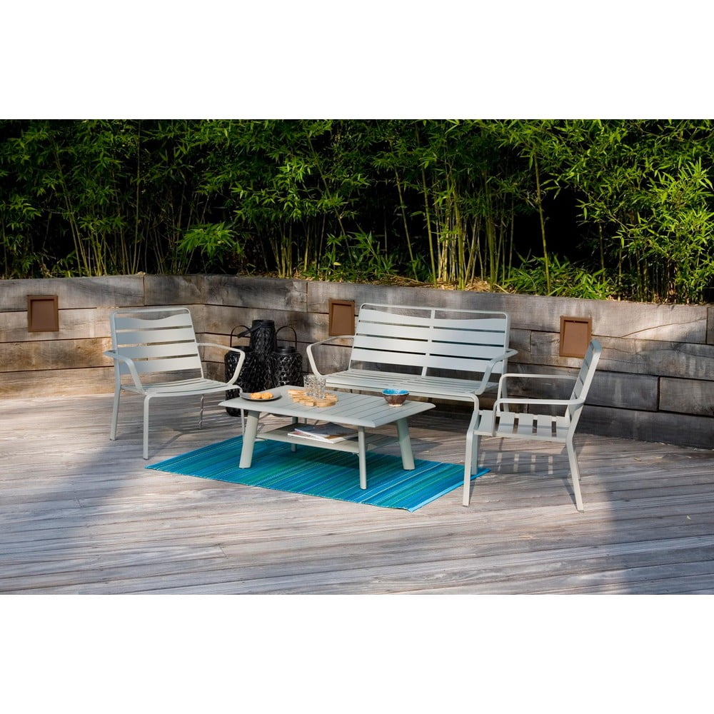 Set măsuță, scaune și bancă pentru grădină Ezeis Spring Lounge bonami.ro