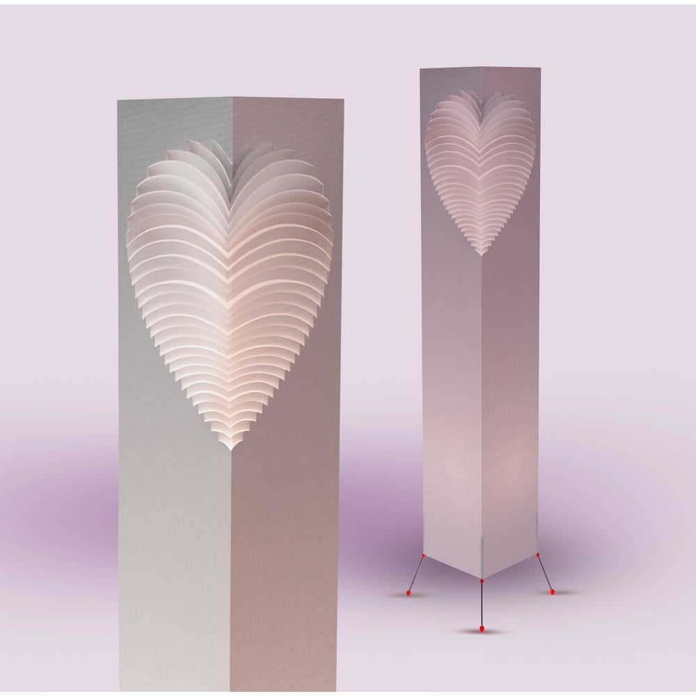 Lampă decorativă MooDoo Design Heart, înălțime 110 cm bonami.ro imagine 2022 1-1.ro