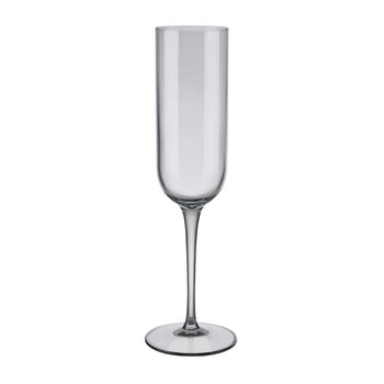 Set 4 pahare pentru șampanie blomus mira, 210 ml, gri