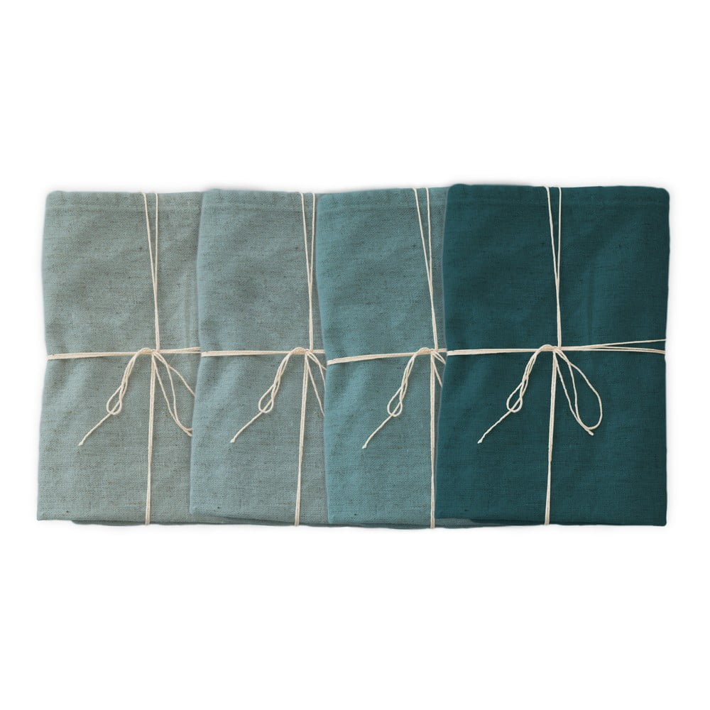 Set 4 șervețele textile Really Nice Things Turquoise, 43 x 43 cm bonami.ro