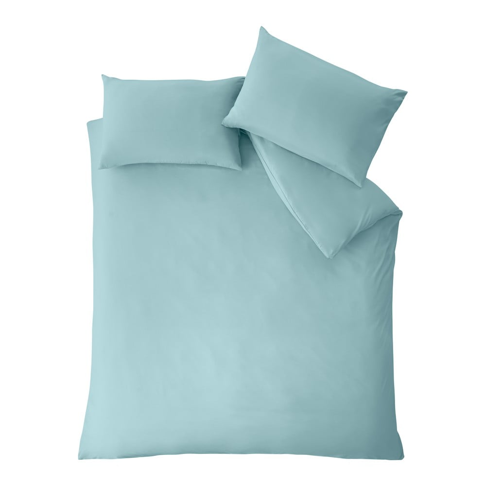 Lenjerie de pat albastră pentru pat de o persoană 135x200 cm So Soft Easy Iron – Catherine Lansfield