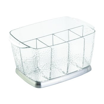 Cutie transparentă pentru tacâmuri idesign rain, 15 x 23 cm