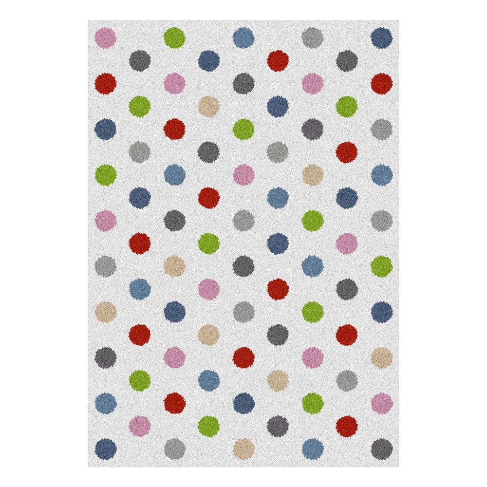 Covor Universal Norge Dots, 57 x 110 cm, alb