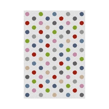 Covor universal norge dots, 57 x 110 cm, alb