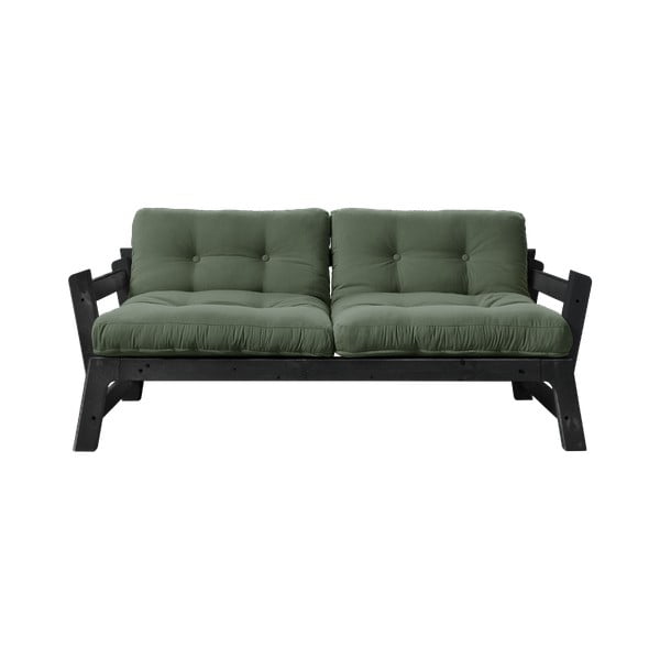 Canapea variabilă KARUP Design Step Black, verde