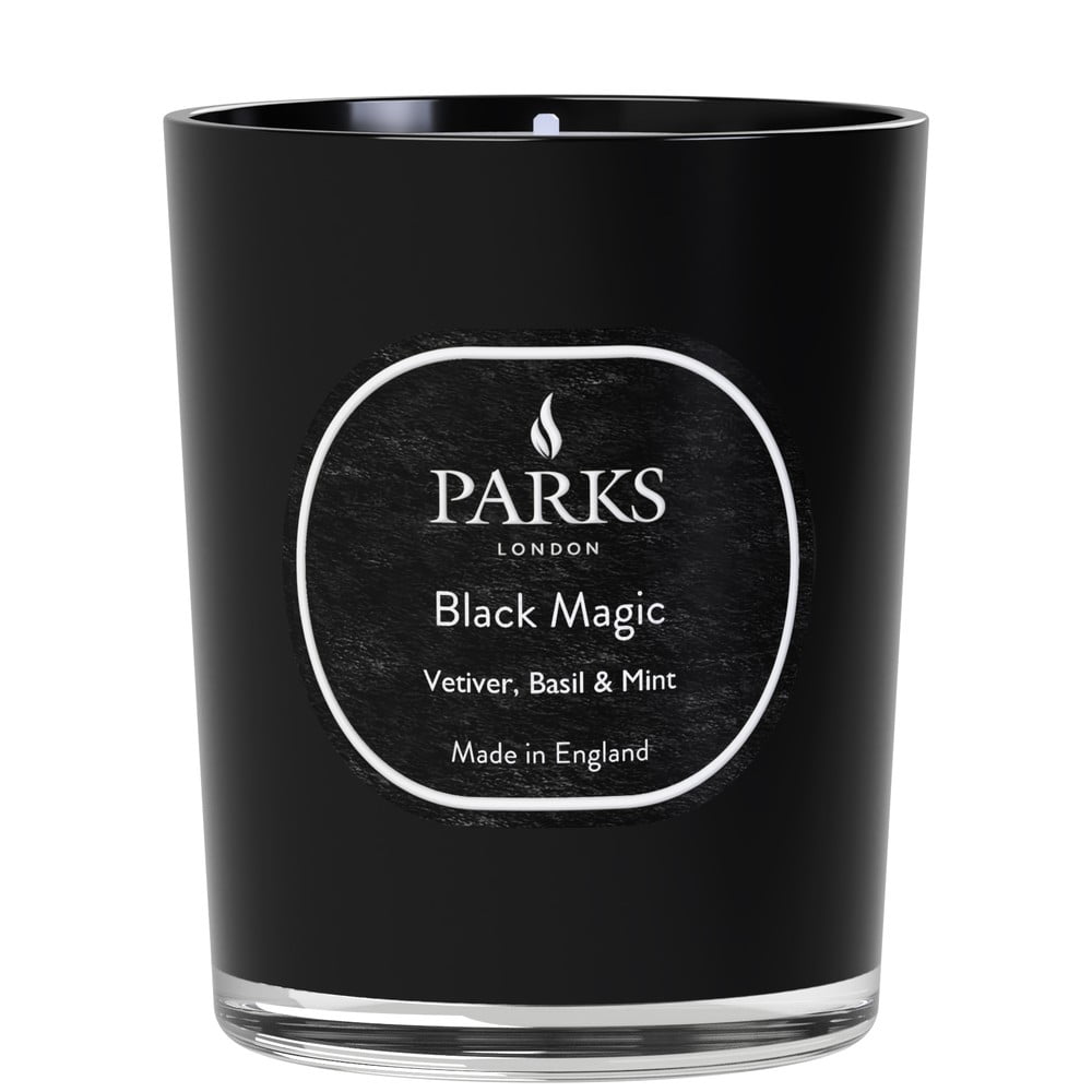 Lumânare cu parfum de vetiver, busuioc și mentă Parks Candles London Black Magic, timp de ardere 45 h bonami.ro