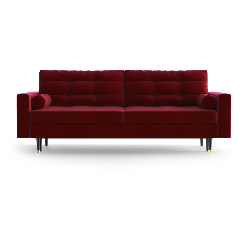 Canapea extensibilă din catifea Daniel Hechter Home Aldo, roșu bonami.ro imagine 2022