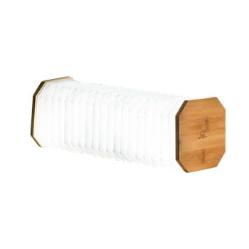 Veioză pliabilă ginko accordion, maro deschis