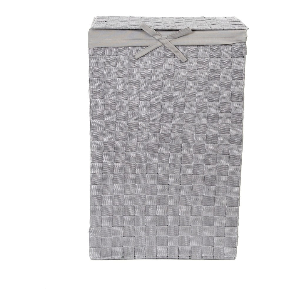Coș de rufe cu capac Compactor Laundry Linen, înălțime 60 cm, gri bonami.ro