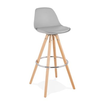 Scaun de bar kokoon anau, înălțime 74 cm, gri
