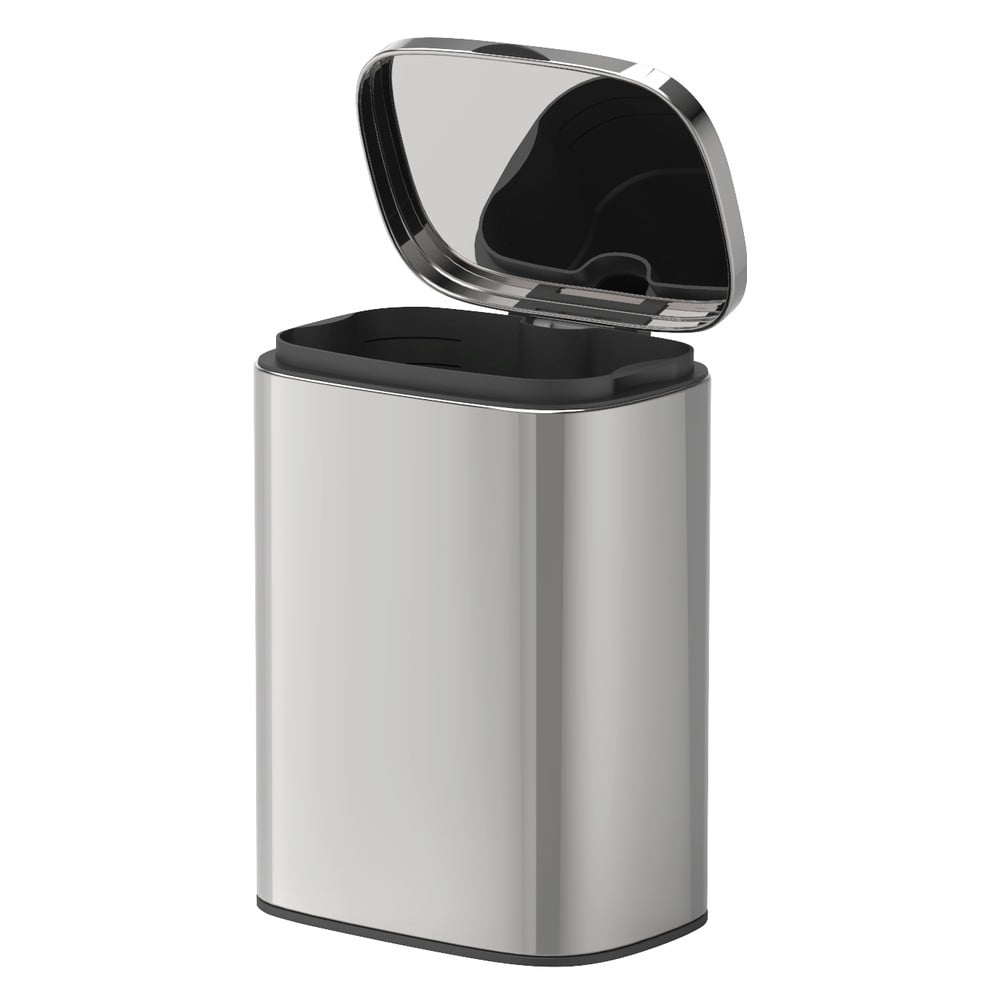 Coș de gunoi din inox Wenko Sare, argintiu