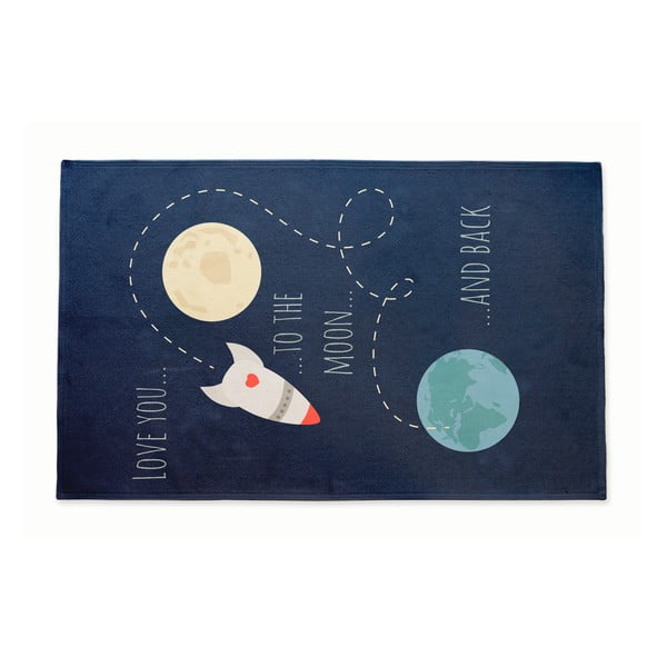 Covor Little Nice Things Love you to the Moon, 195 x 135 cm