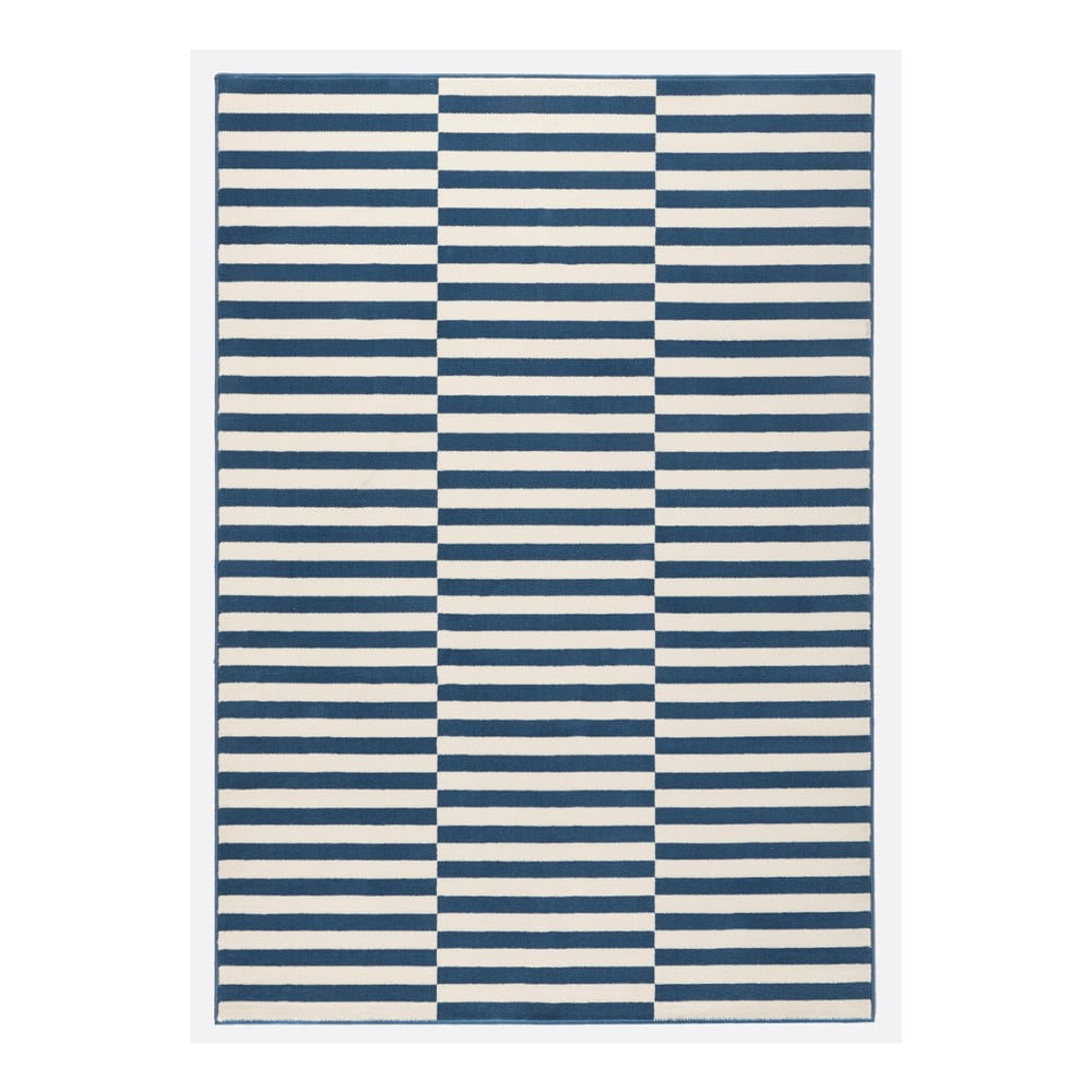 Covor Hanse Home Gloria Panel, 120 x 170 cm, alb albastru