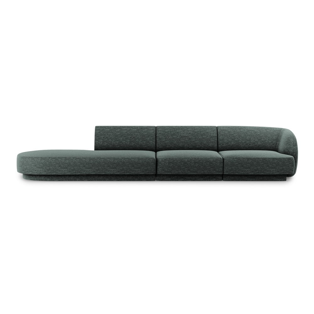 Canapea verde-închis 302 cm Miley – Micadoni Home 302 imagine noua