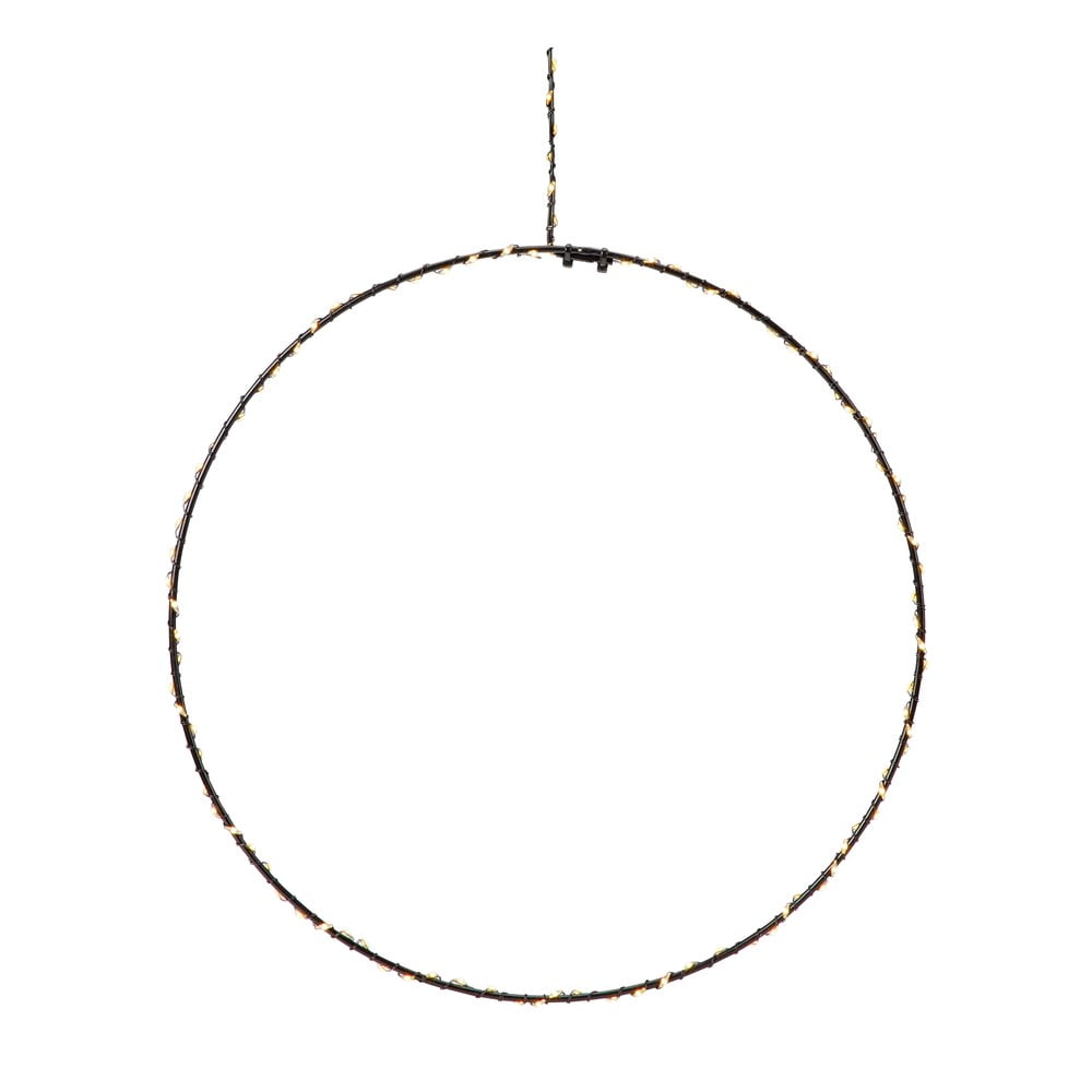 Decorațiune luminoasă suspendată de Crăciun Markslöjd Alpha Circle, înălțime 30 cm, negru bonami.ro imagine 2022