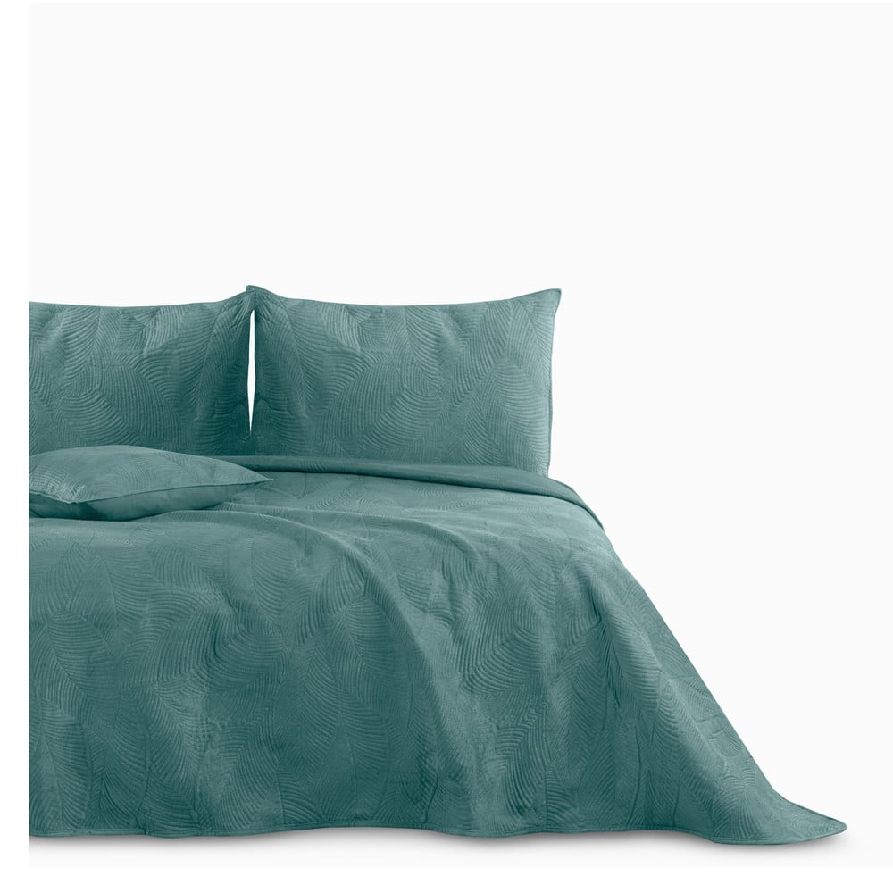 Cuvertură turcoaz pentru pat dublu 200×220 cm Palsha – AmeliaHome 200x220 imagine noua somnexpo.ro