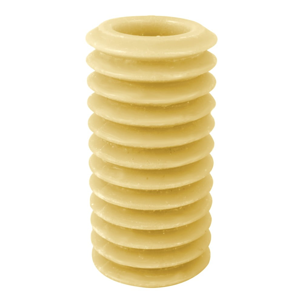 Lumânare pt living layered, înălțime 15 cm, galben
