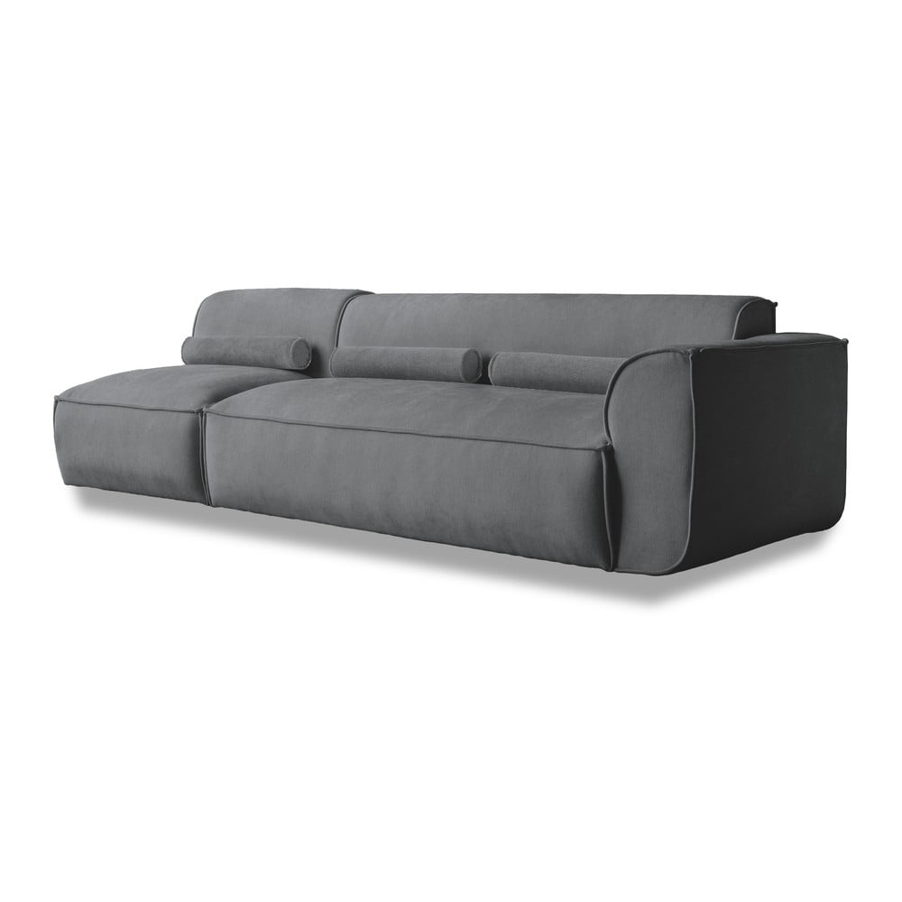 Șezlong modular gri (cu colț pe partea dreaptă) Flex Felix – Miuform