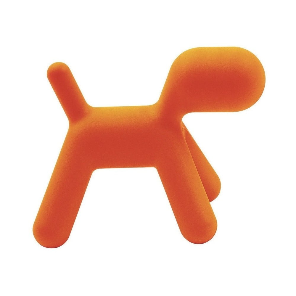 Scaun în formă de câine pentru copii Magis Puppy, înălțime 34,5 cm, portocaliu bonami.ro