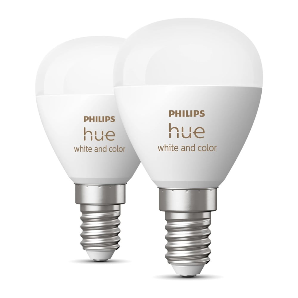 Becuri smart E14, 2 buc. 5 W White and color ambiance – Philips Hue