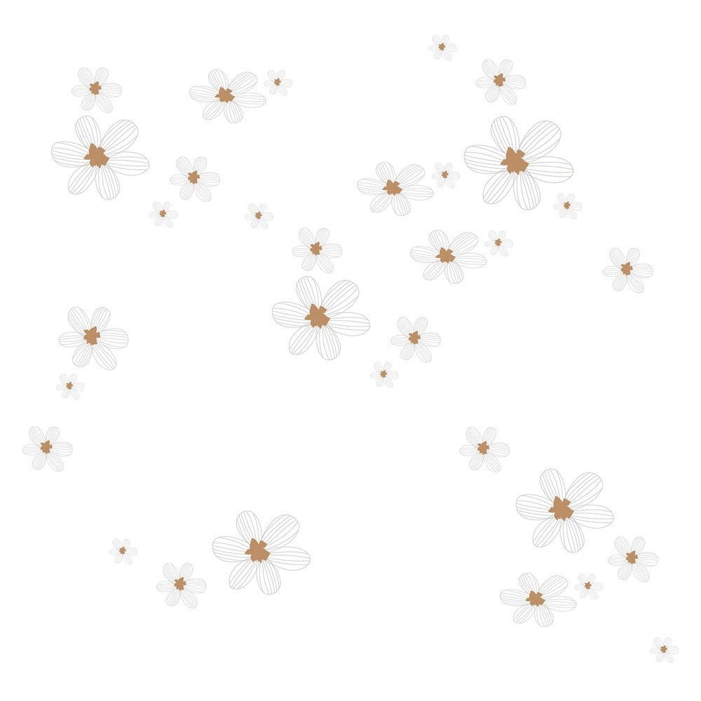 Tapet pentru copii 50x280 cm graphic flowers – dekornik