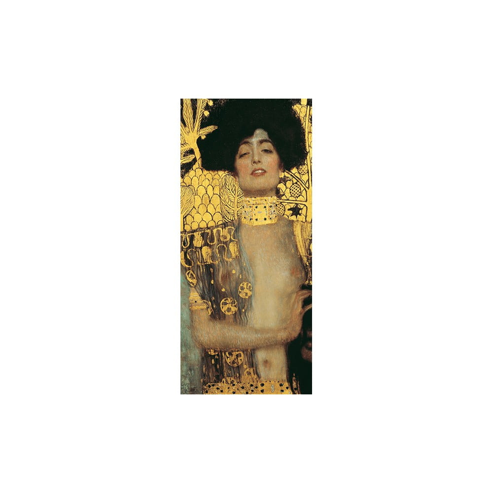Reproducere pe pânză după Gustav Klimt – Judith, 70 x 30 cm bonami.ro
