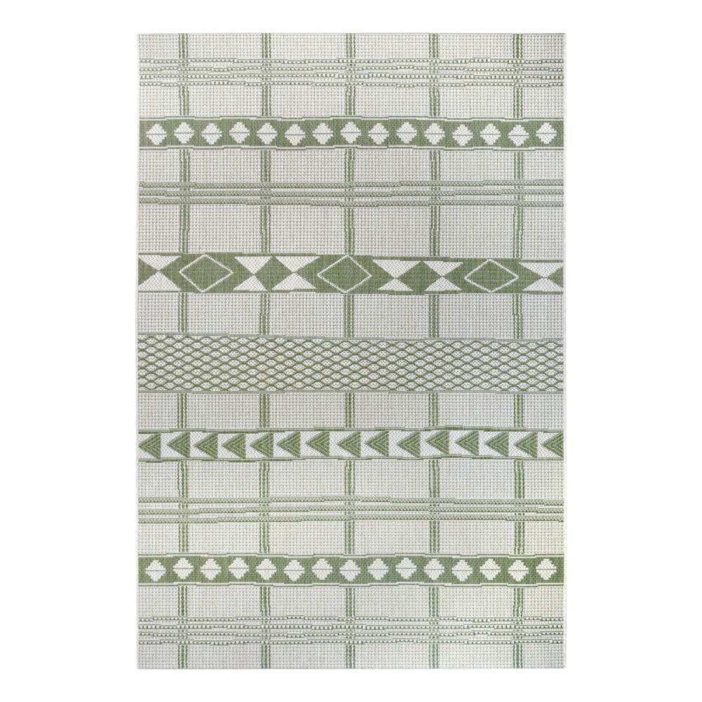 Covor Exterior Ragami Madrid, 80×150 Cm, Verde – Bej