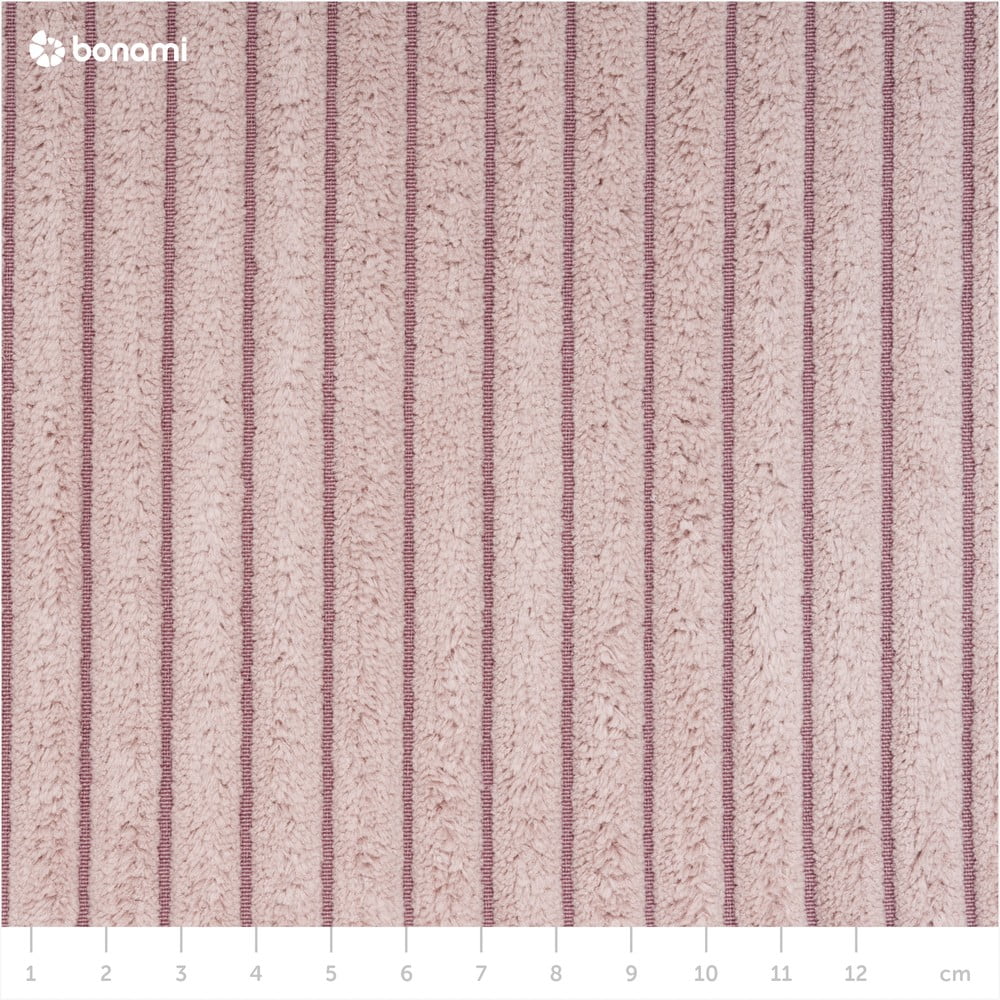 Canapea extensibilă din reiat Bobochic Paris Nihad, 245 cm, roz deschis 245 imagine noua
