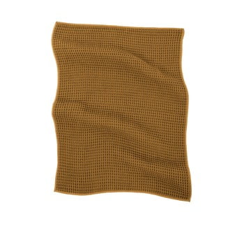 Set 2 prosoape din microfibră pentru bucătărie tiseco home studio, 60 x 40 cm, maro - portocaliu