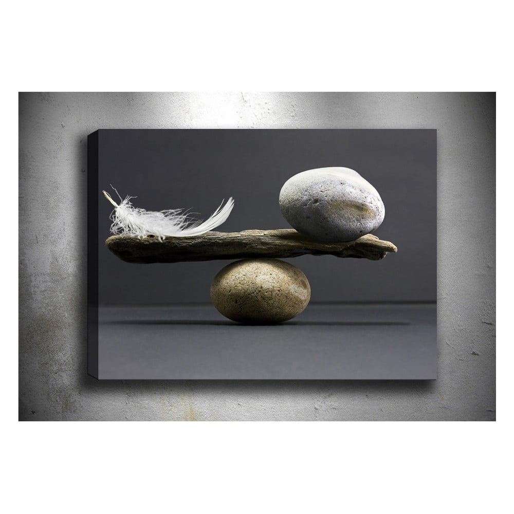 Tablou Tablo Center Stone Equilibrium, 60 x 40 cm